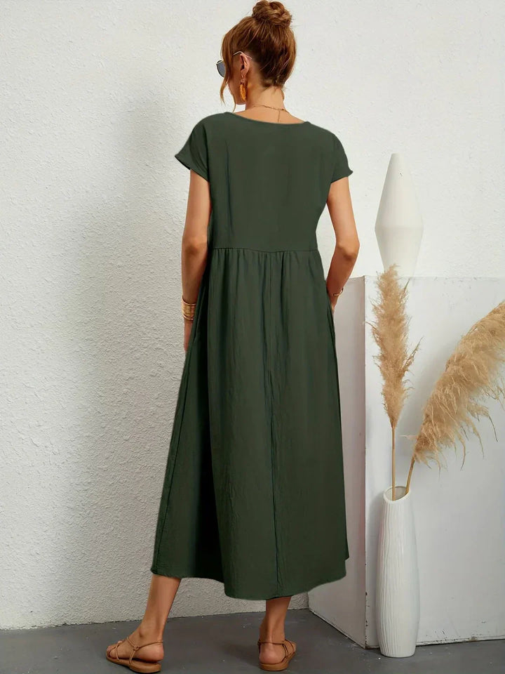 Gabrielle | Midi jurk met tijdloze elegantie