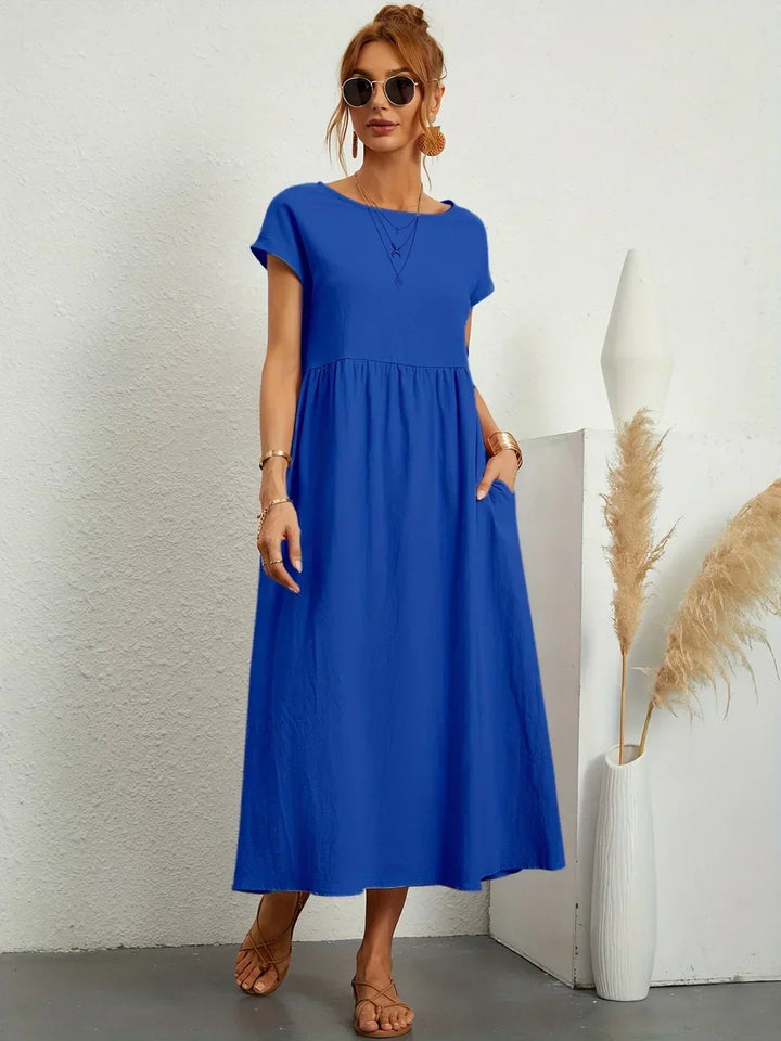 Gabrielle | Midi jurk met tijdloze elegantie