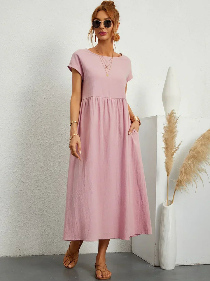 Gabrielle | Midi jurk met tijdloze elegantie