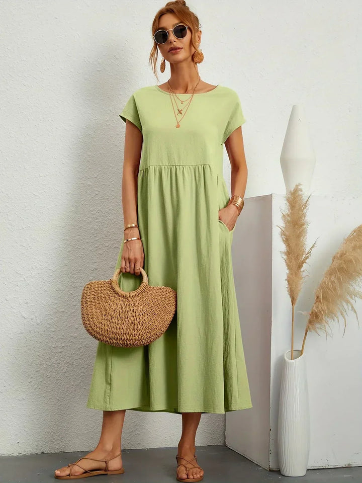 Gabrielle | Midi jurk met tijdloze elegantie