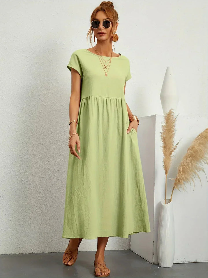 Gabrielle | Midi jurk met tijdloze elegantie