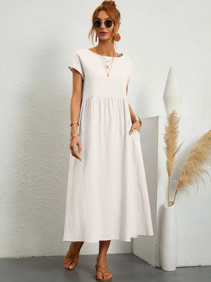 Gabrielle | Midi jurk met tijdloze elegantie