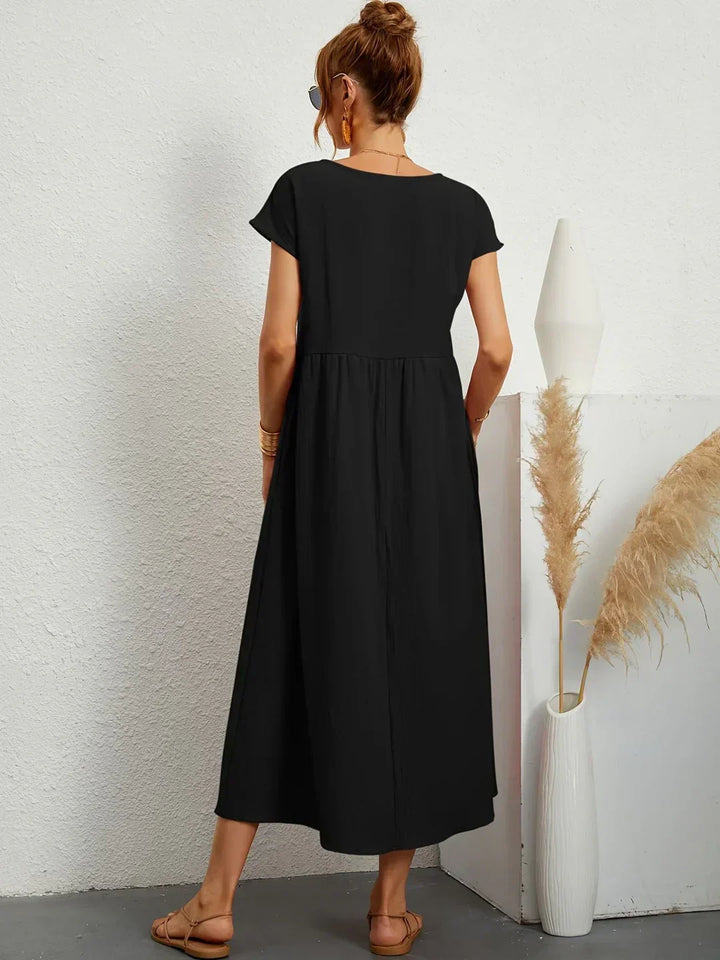 Gabrielle | Midi jurk met tijdloze elegantie