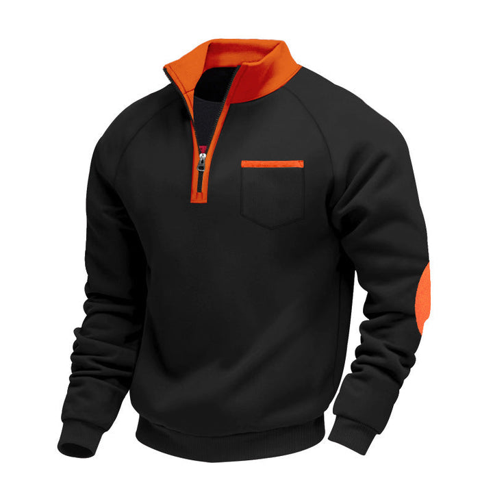 Fleece Pullover met Halve Rits voor Mannen
