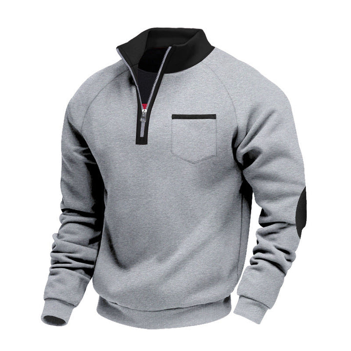 Fleece Pullover met Halve Rits voor Mannen