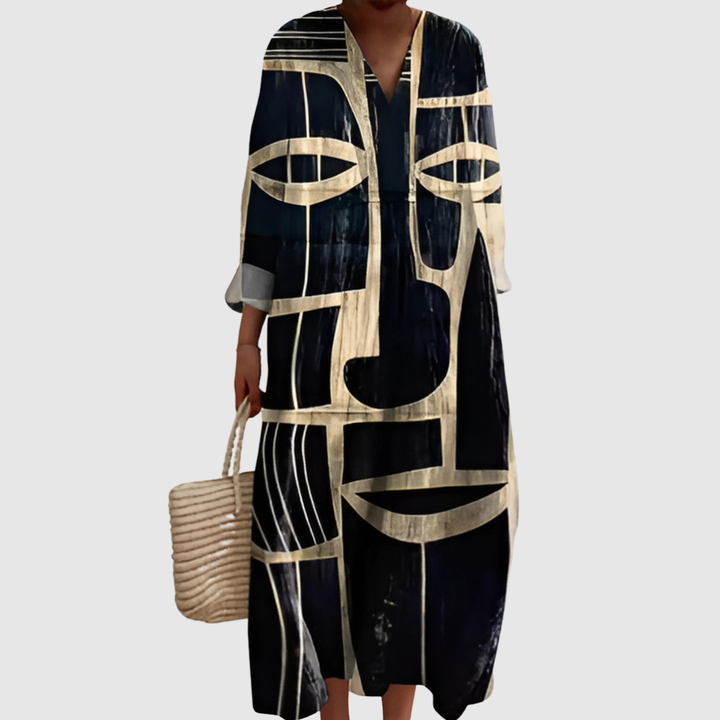 Luna | Prism Print Jurk