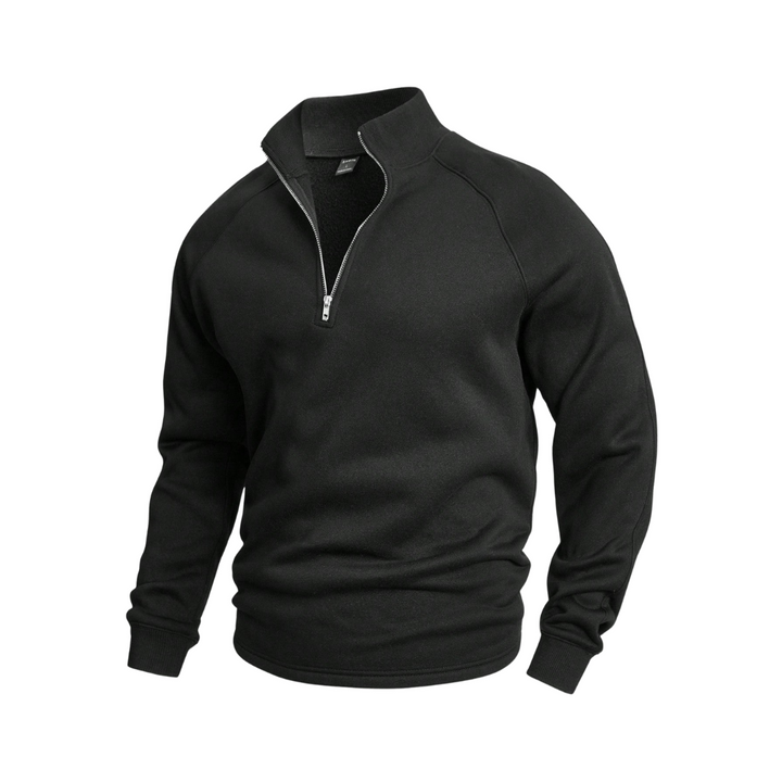 Zip-up met halve rits