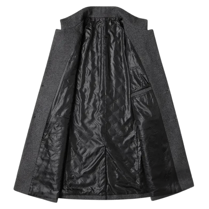 Wollen heren trenchcoat