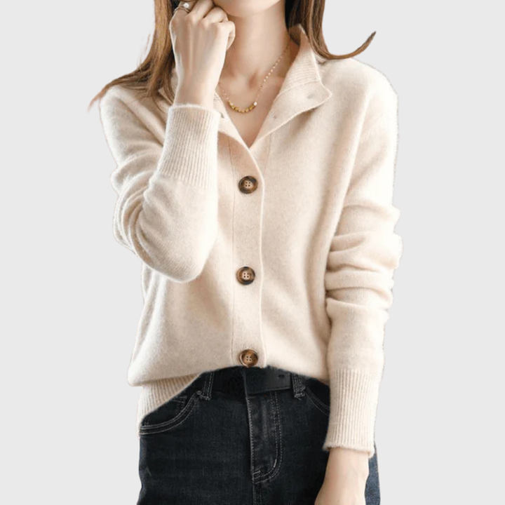 Annie | Gebreide Kasjmier Vest