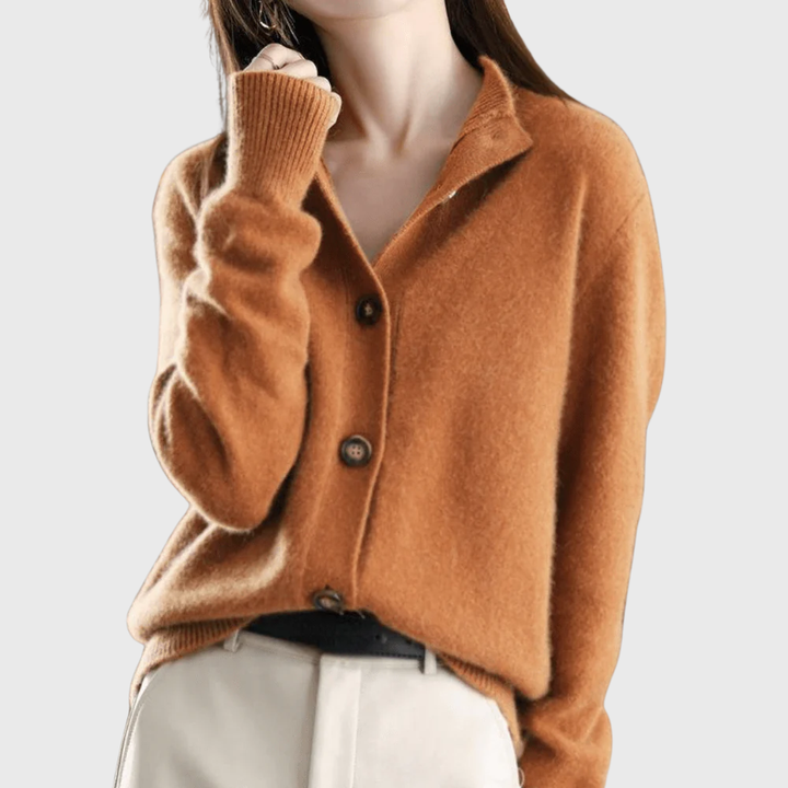 Annie | Gebreide Kasjmier Vest