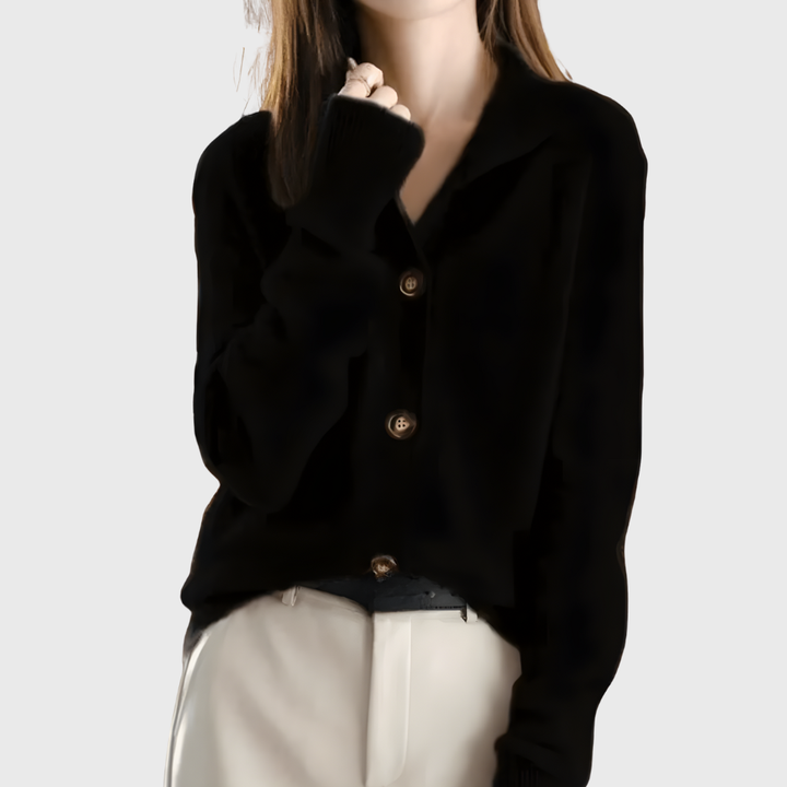 Annie | Gebreide Kasjmier Vest