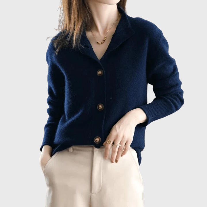 Annie | Gebreide Kasjmier Vest