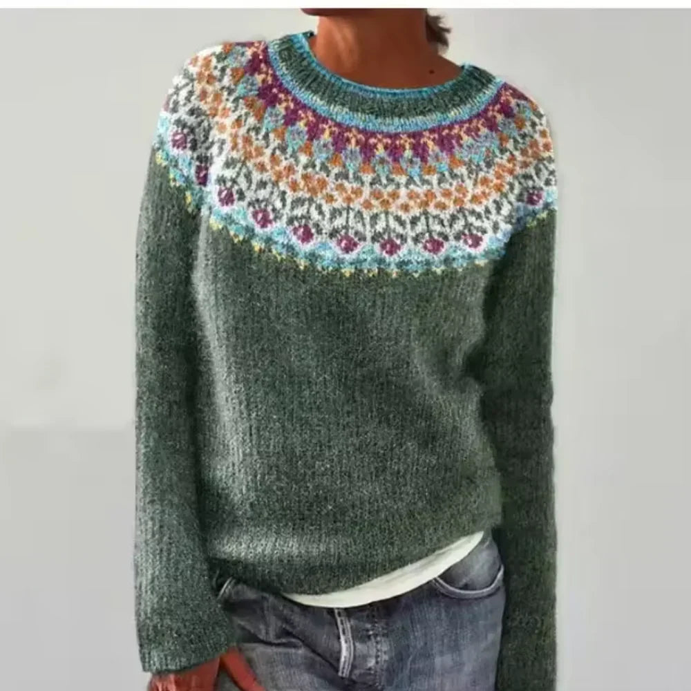 Jasmin™ - Comfortabele Retro Trui