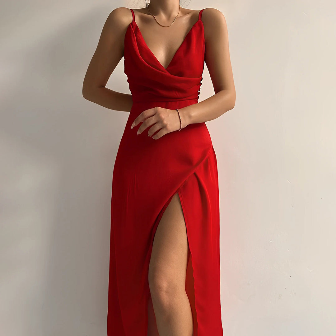 Elegante strapless jurk