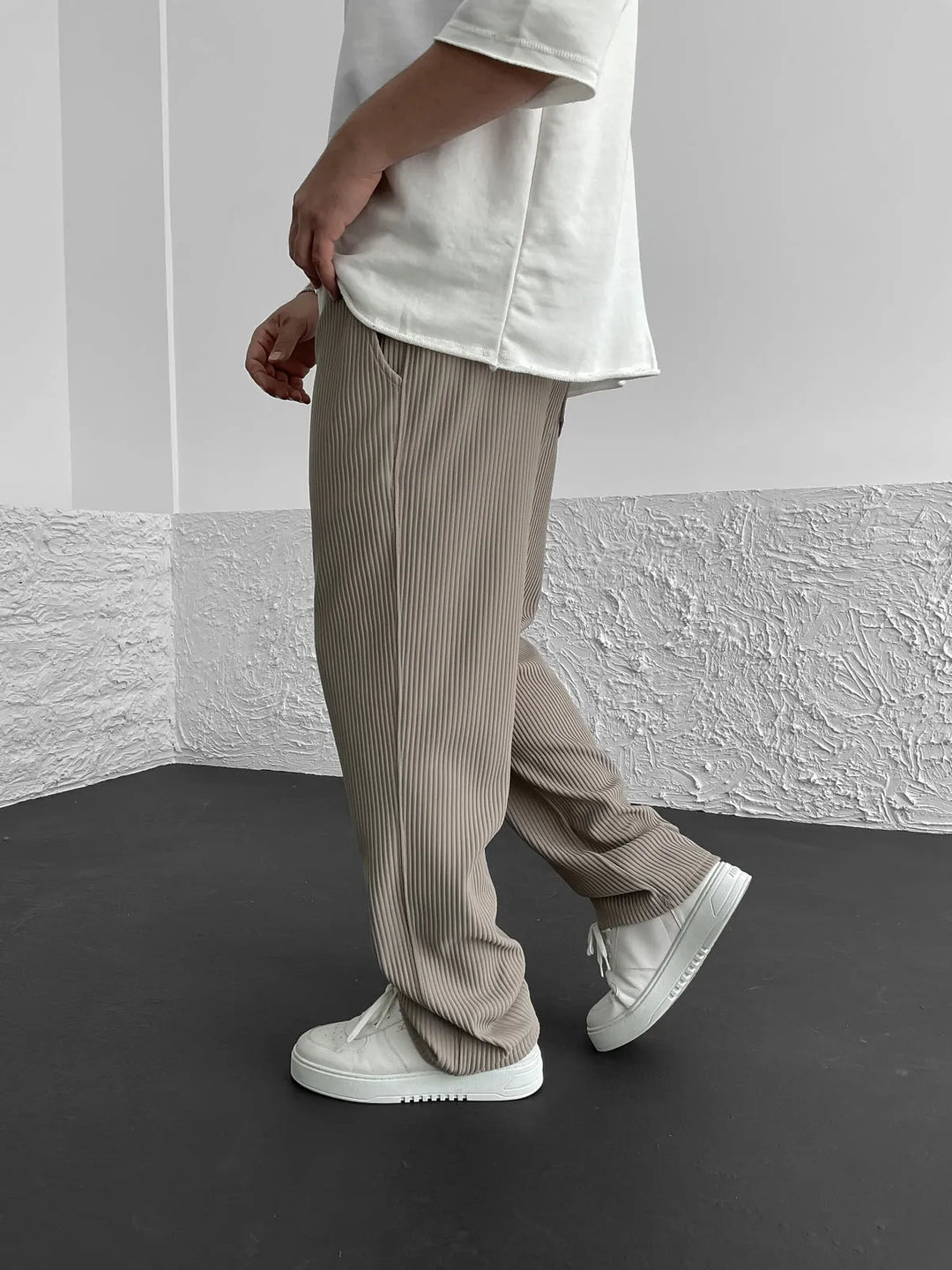 Relaxed Fit Corduroy Broek