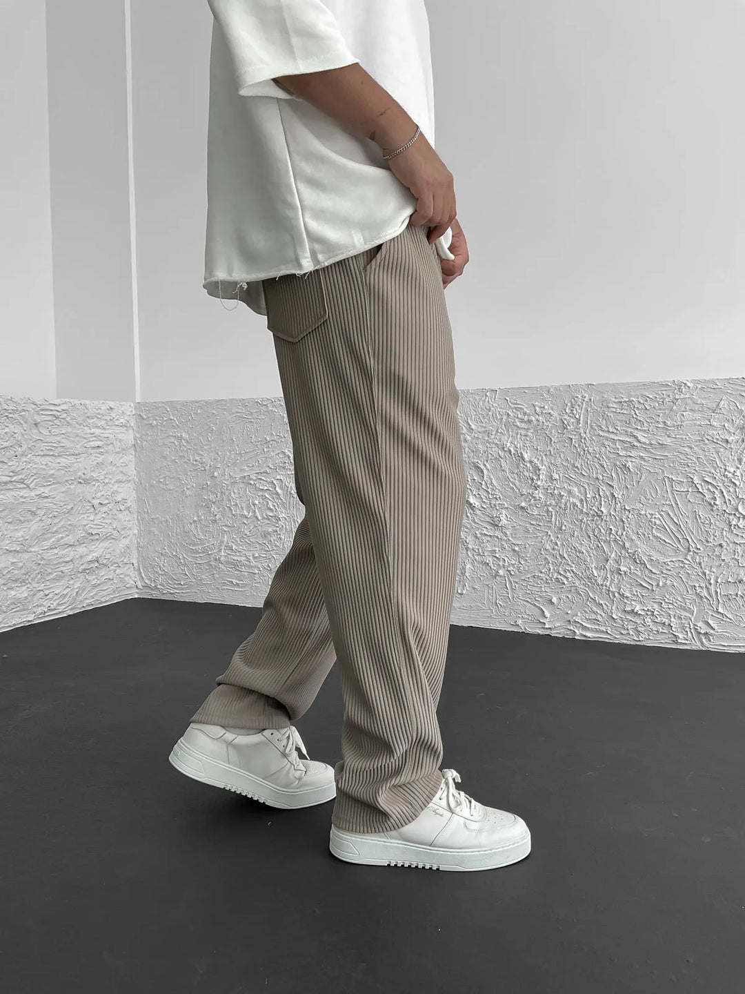 Relaxed Fit Corduroy Broek