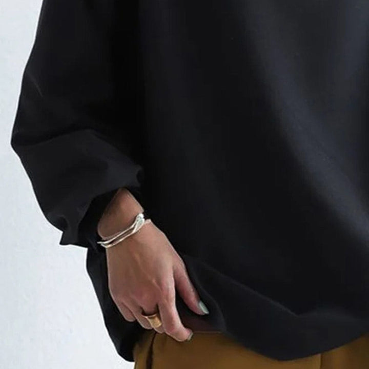 Lisa | Casual Top met Hoge Hals