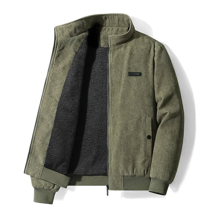 Udo | cordjack met fleecevoering