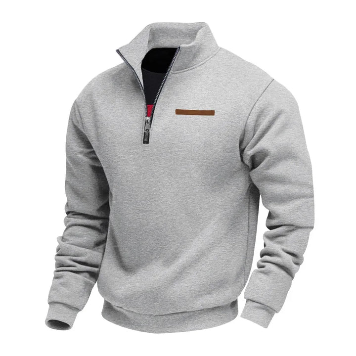 Direk | Heren Fleece Sweater Met Half-Zip – Warm Comfortabel Sweatshirt
