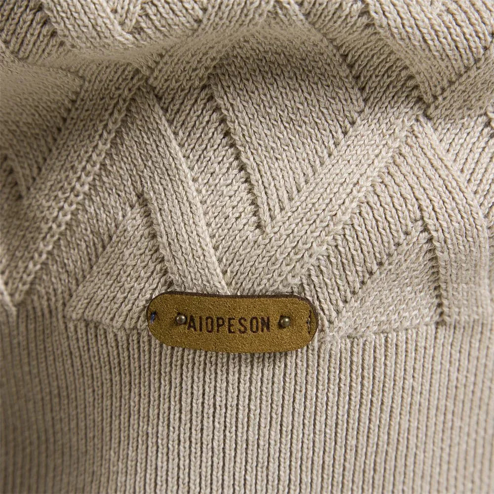 Theodor | Herenpullover met Ruitpatroon