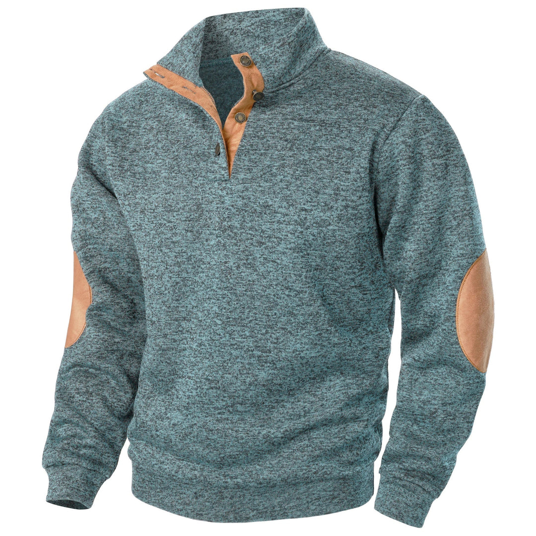Griffin | Verfijnde Half-Zip Accent Pullover