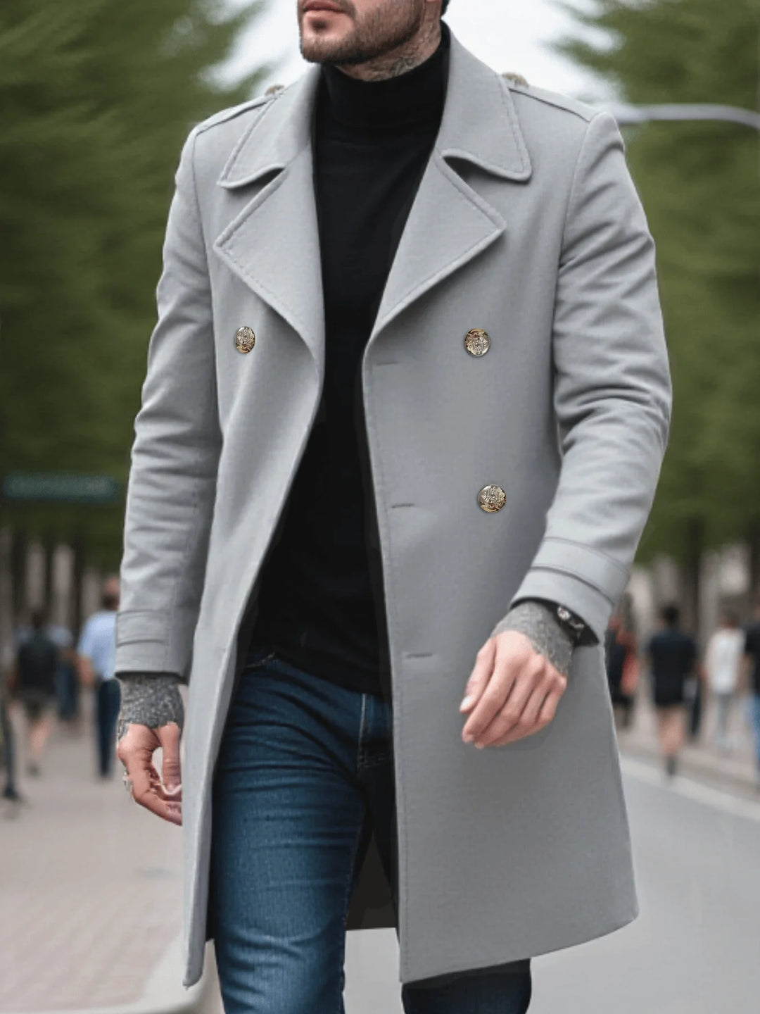 Klarburg – Elegante heren-trenchcoat
