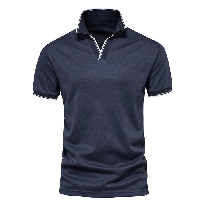 Alexander | Heren Polo Met V-hals