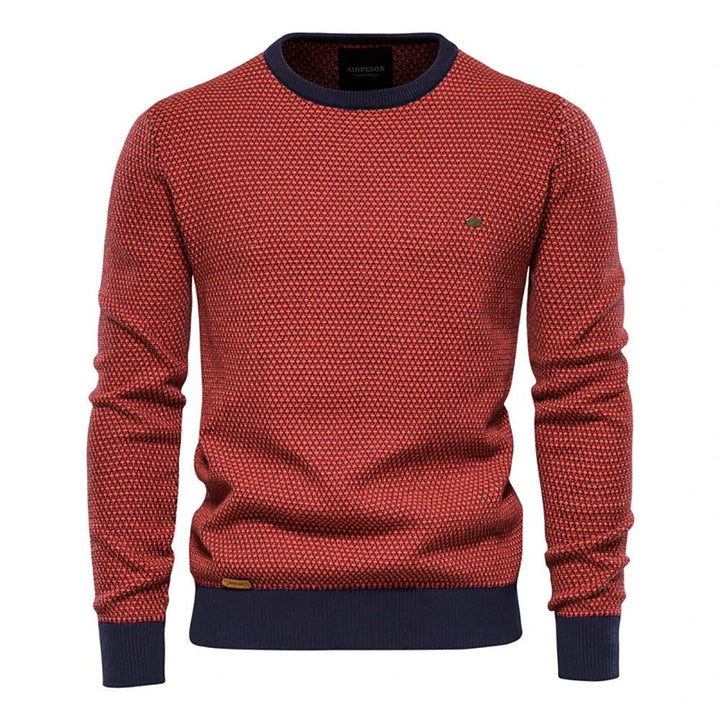 Steinmann | Herenpullover met ruitpatroon