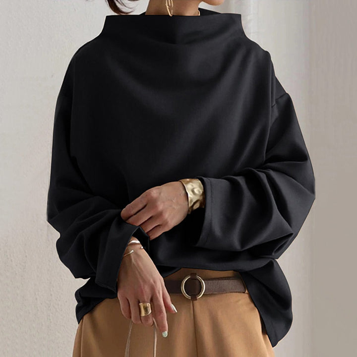 Lisa | Casual Top met Hoge Hals