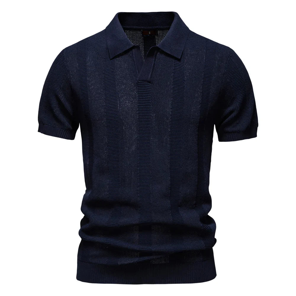 Matteo | Stijlvol Gestreepte Polo