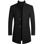 Wollen heren trenchcoat