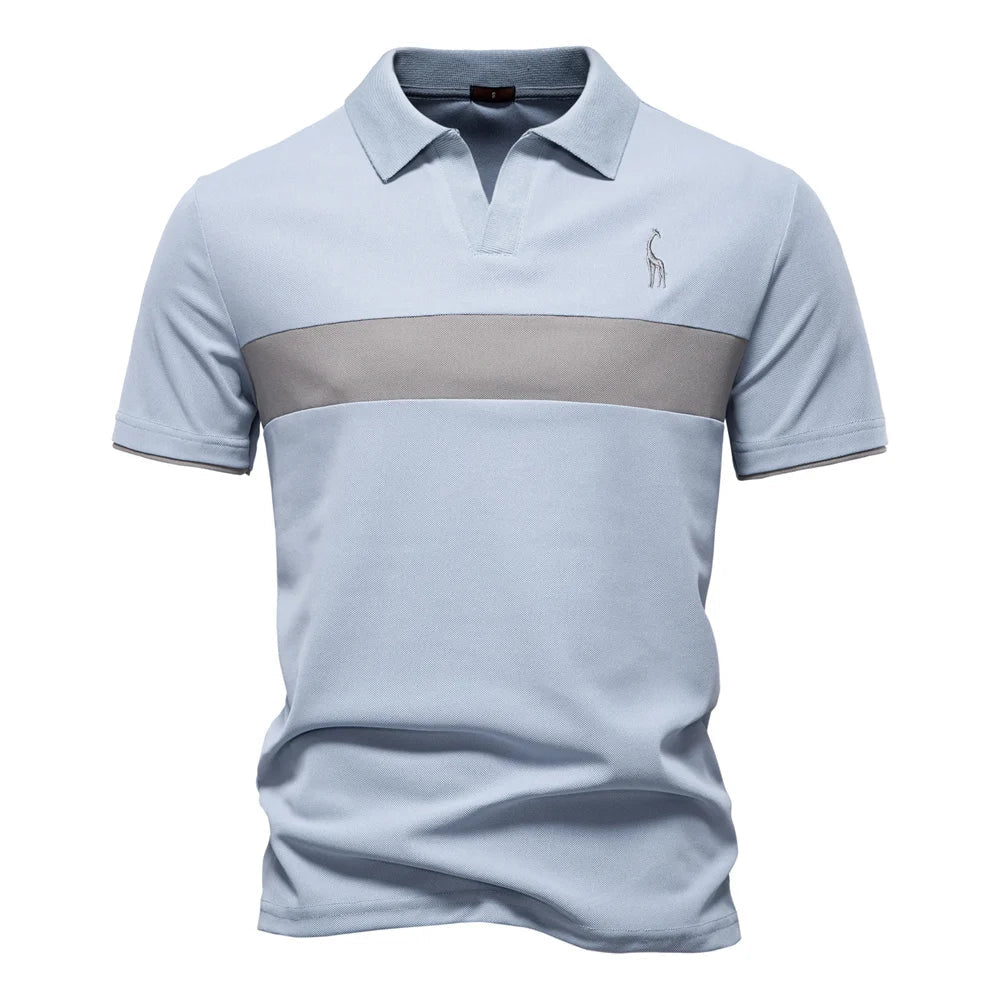 James | Heren Polo Met Kleurenblok
