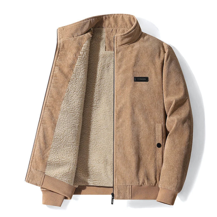 Udo | cordjack met fleecevoering