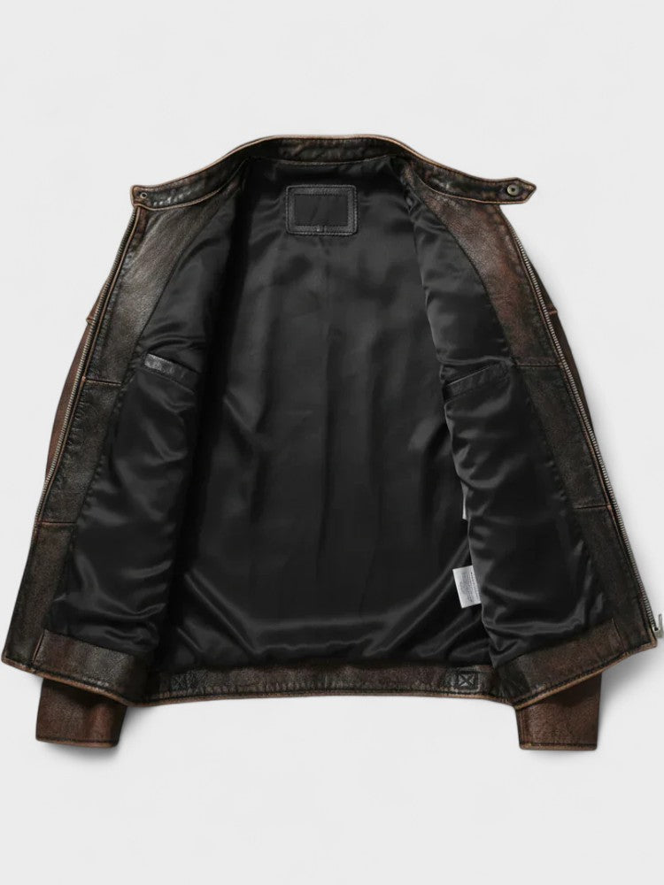 Troels™ | Leren jas