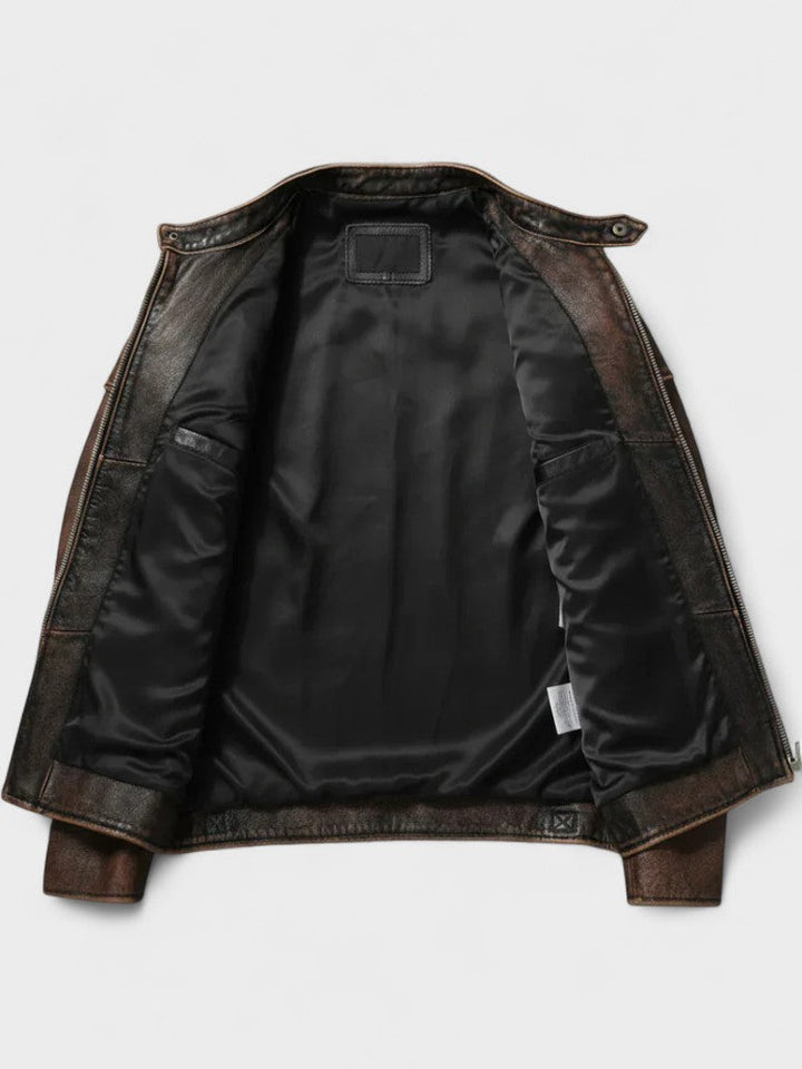 Troels™ | Leren jas