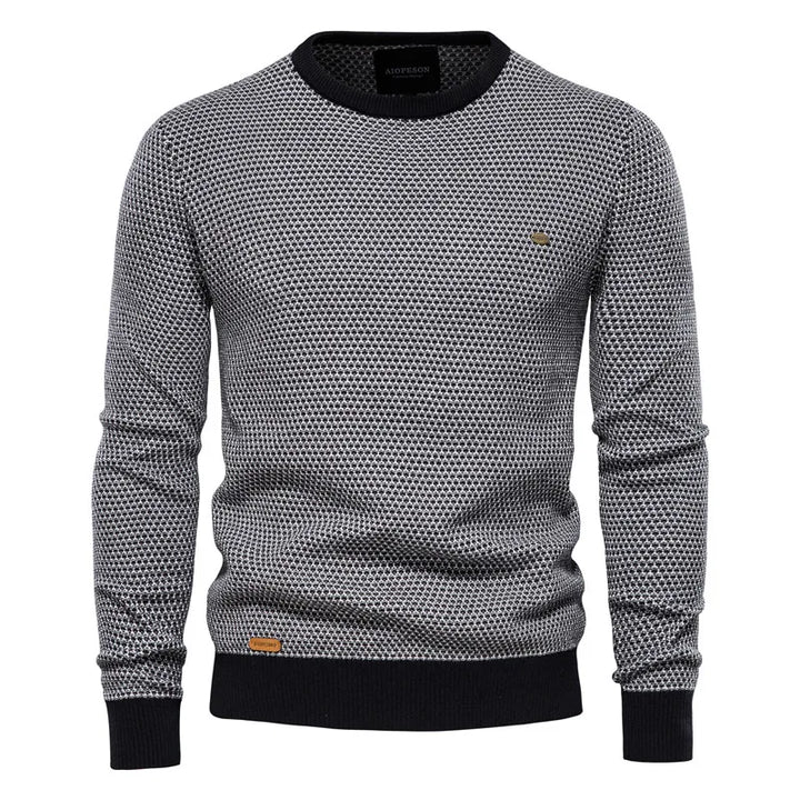 Steinmann | Herenpullover met ruitpatroon
