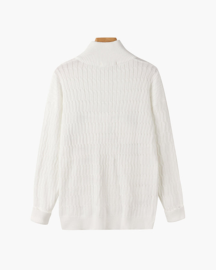 Pull Demi-Zip Golvend