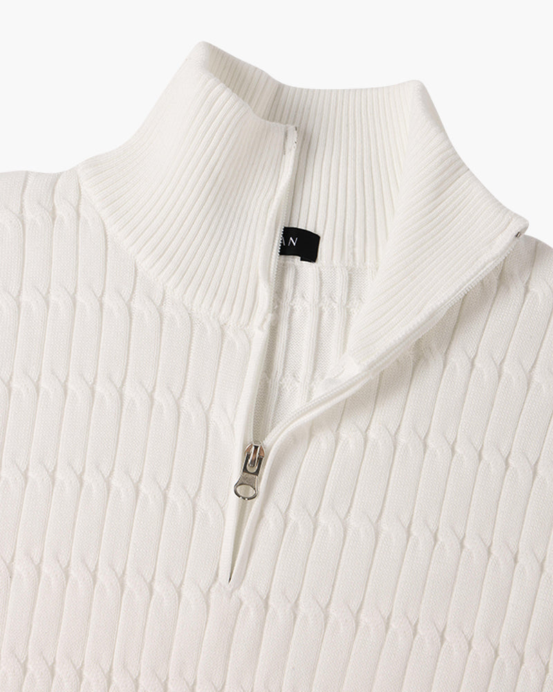 Pull Demi-Zip Golvend