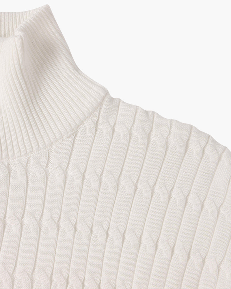 Pull Demi-Zip Golvend