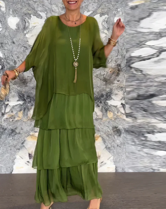 Lara | Elegante Vloeiende Maxi-jurk