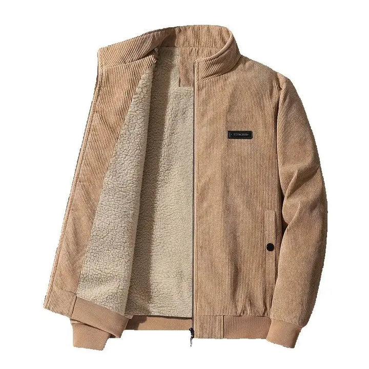 Udo | cordjack met fleecevoering
