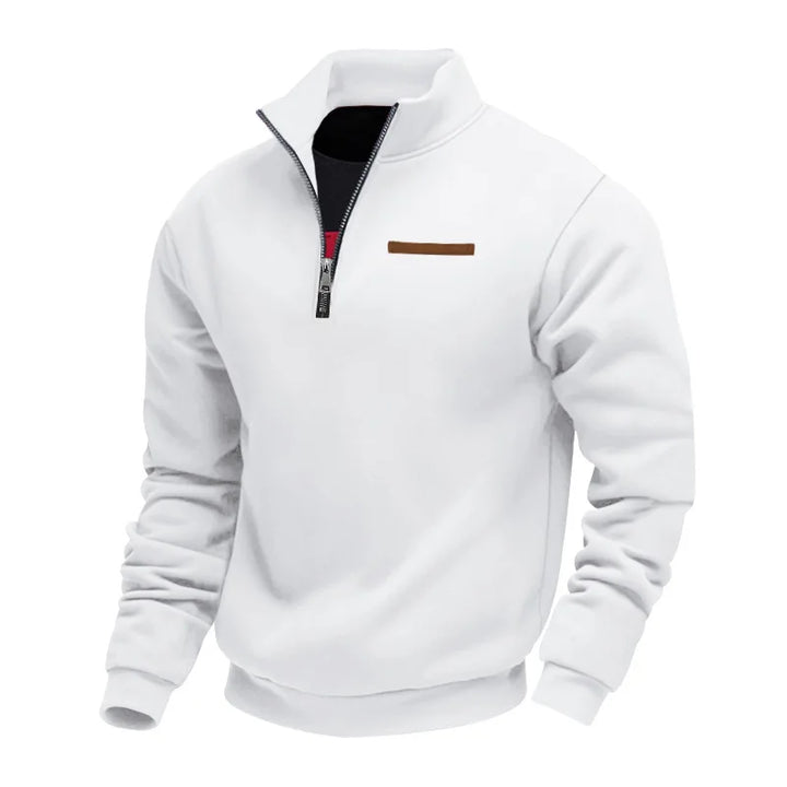 Direk | Heren Fleece Sweater Met Half-Zip – Warm Comfortabel Sweatshirt