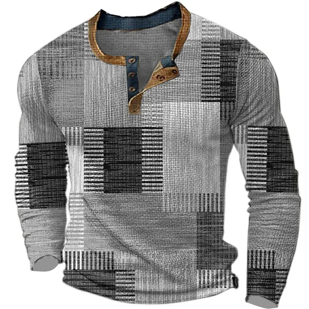 Jamie | GEKLEURDE PATCHWORK SHIRT VOOR HEREN