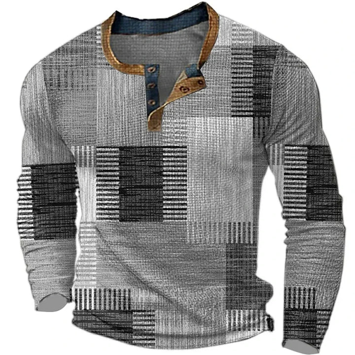 Jamie | GEKLEURDE PATCHWORK SHIRT VOOR HEREN