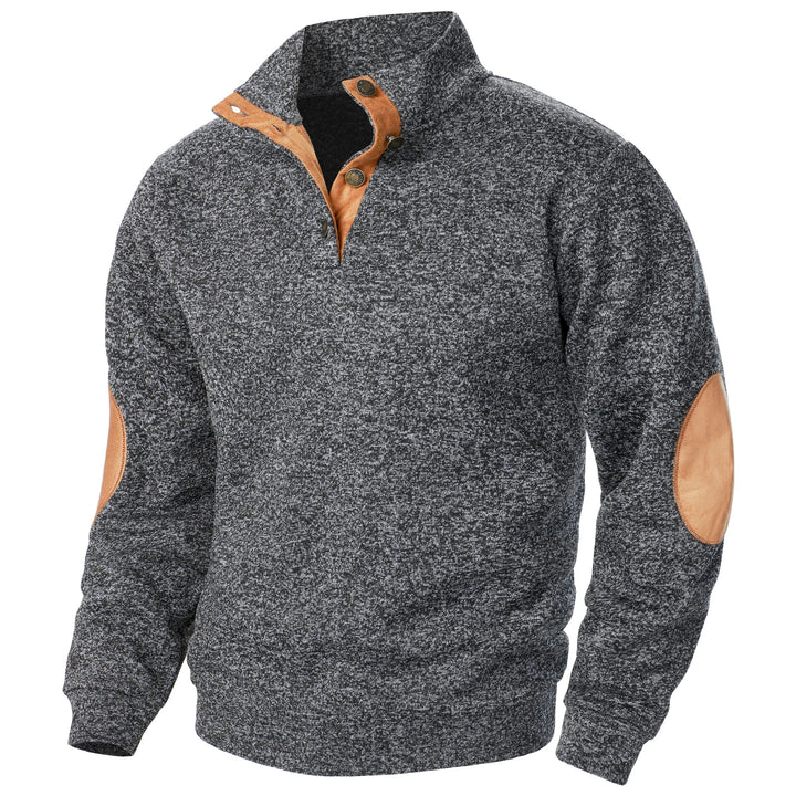 Griffin | Verfijnde Half-Zip Accent Pullover