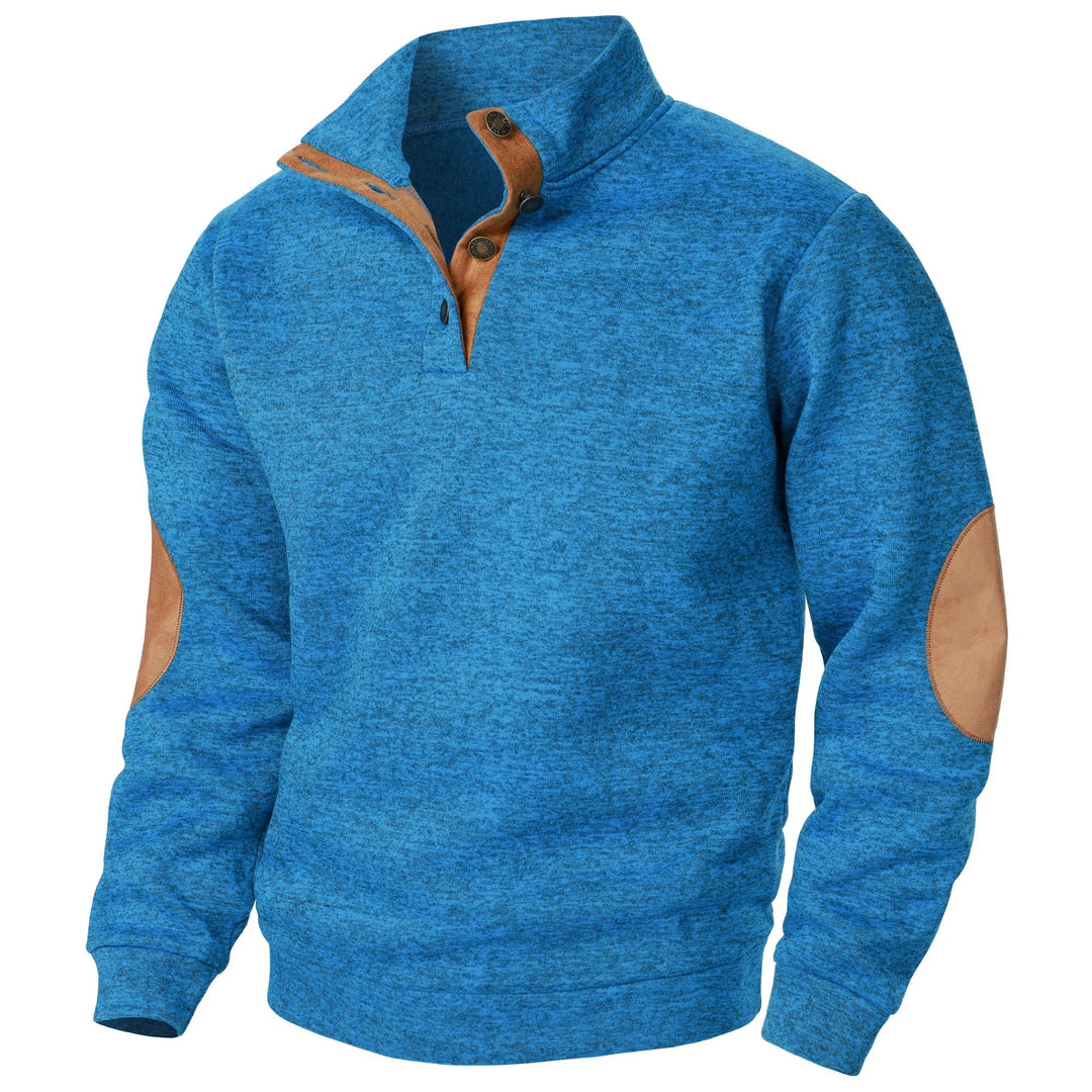 Griffin | Verfijnde Half-Zip Accent Pullover