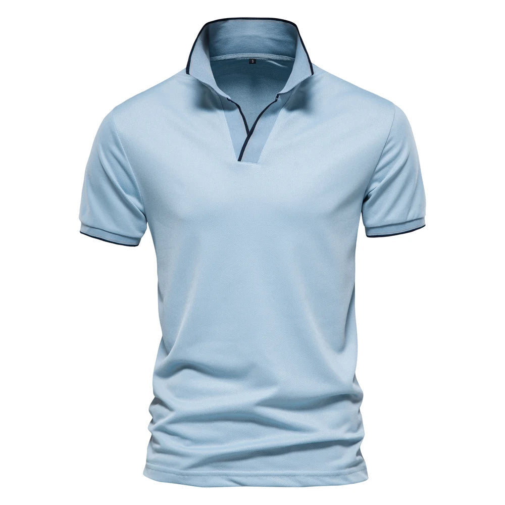 Alexander | Heren Polo Met V-hals