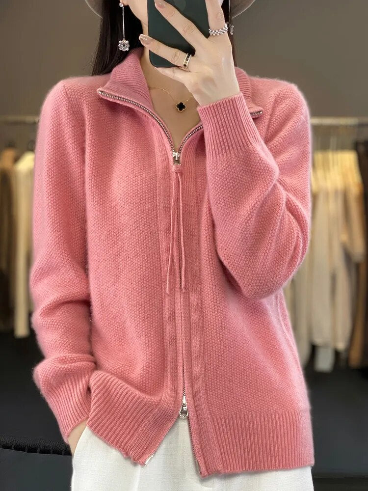 Cozy Zip-Up Cardigan