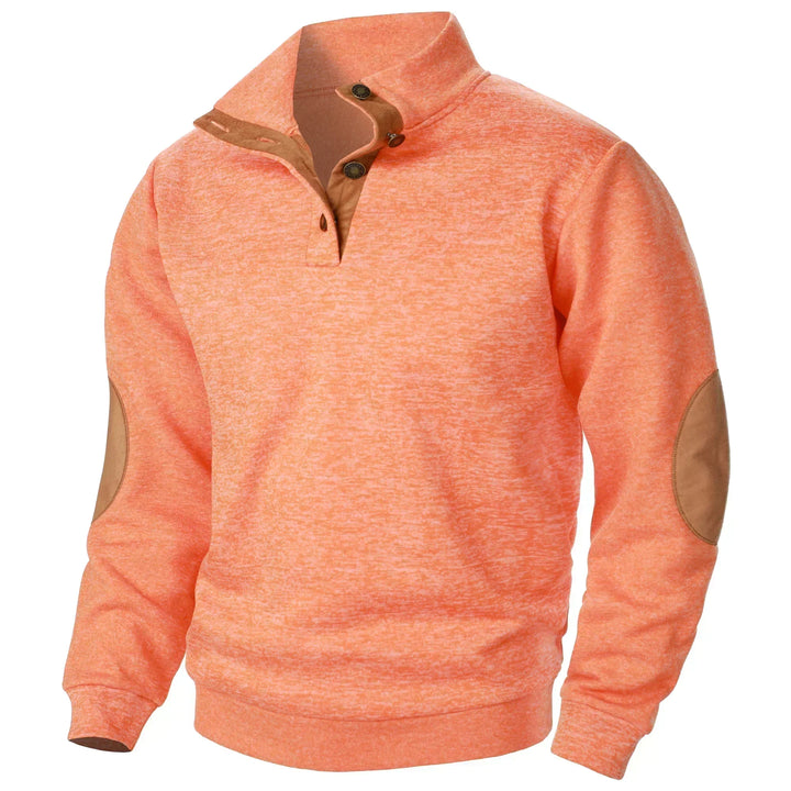Griffin | Verfijnde Half-Zip Accent Pullover