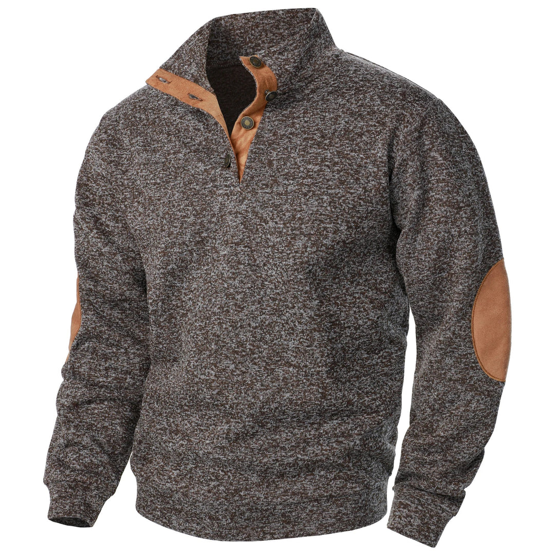 Griffin | Verfijnde Half-Zip Accent Pullover